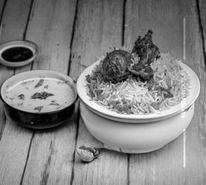 Half Mutton Biryani