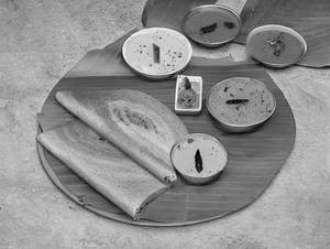 Mysore Dosa (Inside Green Chatni)