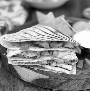 Grilled Quesadilla Mushroom Wrap