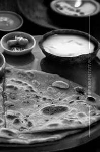 Peas paratha