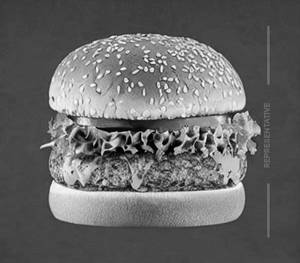 Schezwan Veggie Burger  