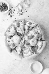 Prawns overloaded cheesy pizza