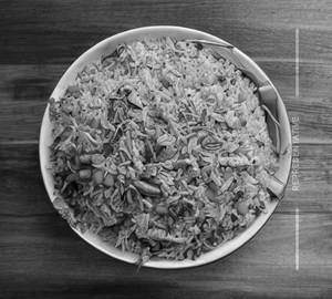 Burnt Garlic Fried Rice - Chicken