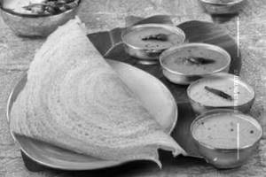 Plain Onion Rava Dosa
