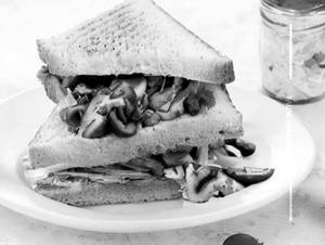 Mushroom Masala Sandwich