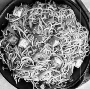 Paneer noodles