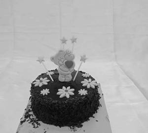 Teddy Bear Theme Dutch truffle Choco Cake