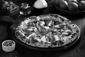 Italian - Pizza Marinara with Burrata & Pesto