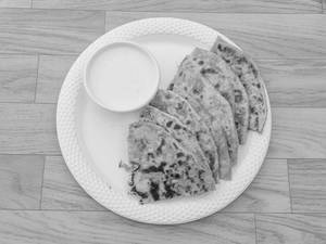 2 Paneer Paratha + Dahi + Butter + Achar