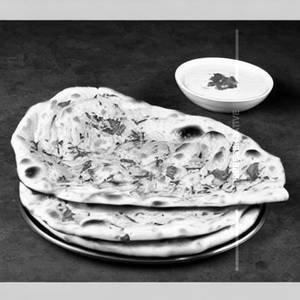Cheese garlic naan