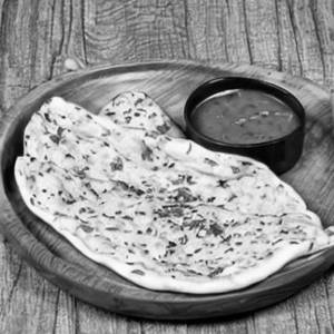 Cheese garlic naan