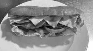 Bacon And Salami Sandwich