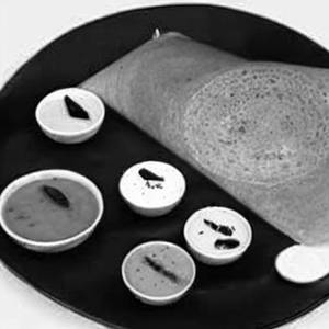 Onion Rava Sada Dosa