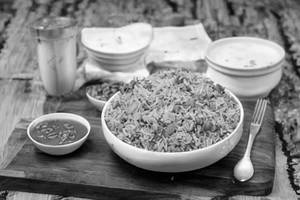 Chicken Combination Schezwan Fried Rice 