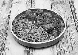 Noodles with Cheese Chilli and coke (250ml)