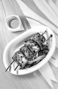 Paneer Sholey kebab 