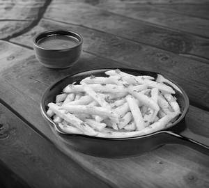 Crazy fries with sauce