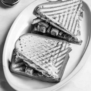 Masala Paneer Cheese Toast Sandwich