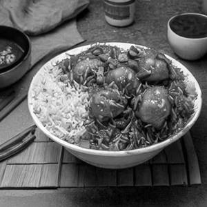 Chicken Manchurian Fried Rice
