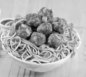 Veg Manchurian Noodles