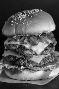 Chicken Double Patty Burger