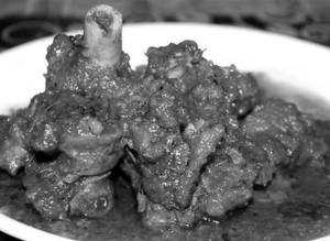 Mutton sukka gravy