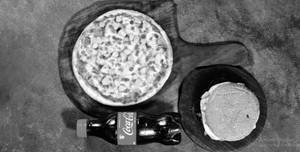 Mix Vegetables Pizza (7 Inches)+Aloo Tikki Burger