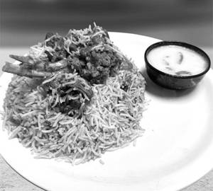 Mutton Dum Biryani (4 pieces)