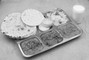 Punjabi fix thali