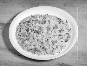 VegBurnt Garlic Rice