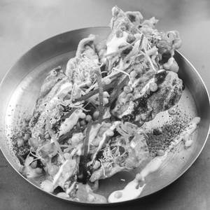 Palak And Betel Leaf Chaat
