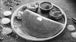 Podi Tomato Masala Dosa