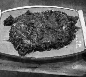 Crab ghee roast