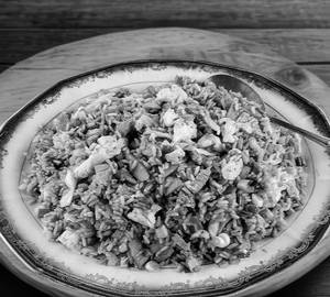 Pork  garlic fried rice