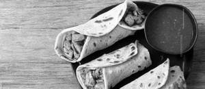 Paneer Bhurji Wrap