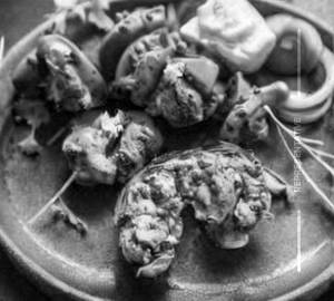 Stuffed tandoori mushroom