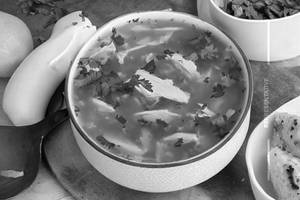 Chicken  Lemon Coriander Soup