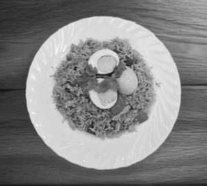Egg biryani (half)