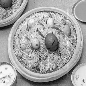 Egg biryani