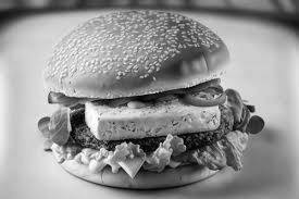 Grilled paneer burger