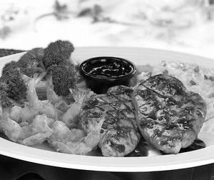 Fridays Signature Whiskey Glazed Chicken & Shrimp