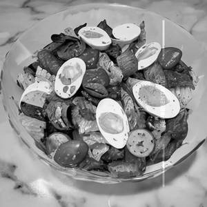 Ceaser Salad Egg 