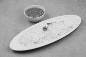 Steamed Rice With Rasam