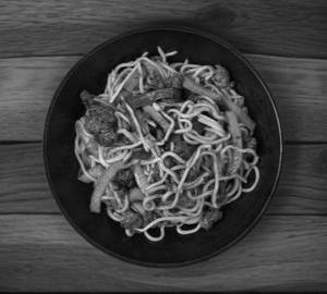 Pork  fried noodles /chow