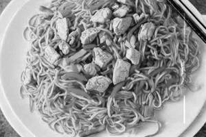 Chicken schezwan noodle