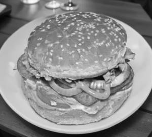 Crispy veggi Cheese Burger