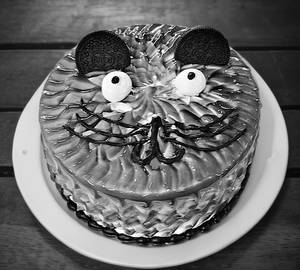 Tiger Cub eggless chocolate cake