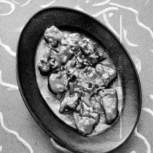 Slice Chicken In Soya Garlic Sauce
