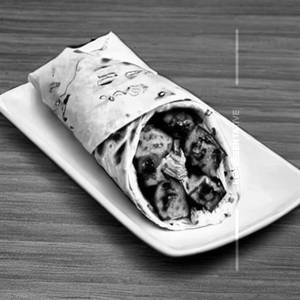 Zatar Paneer Shawarma Roll