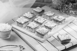 Pink Coconut Burfi